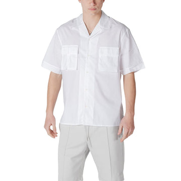 White Lyocell Shortsleeve Shirt