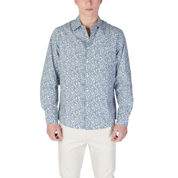 Light Blue Cotton Pattern Shirt