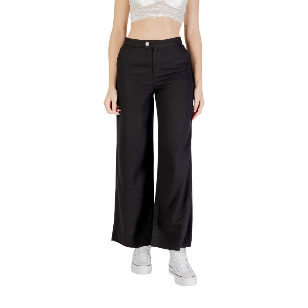 Black Viscose Pants