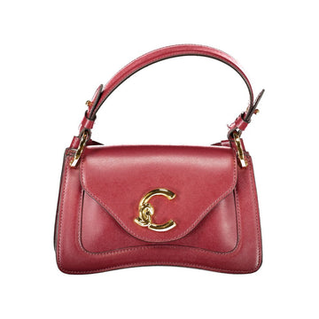 Red Leather Women Handbag