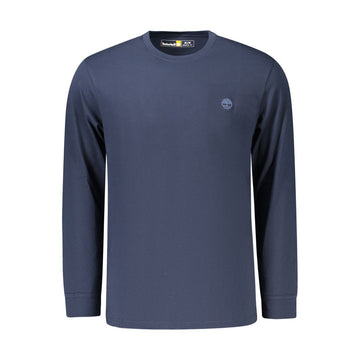 Blue Cotton Men T-Shirt