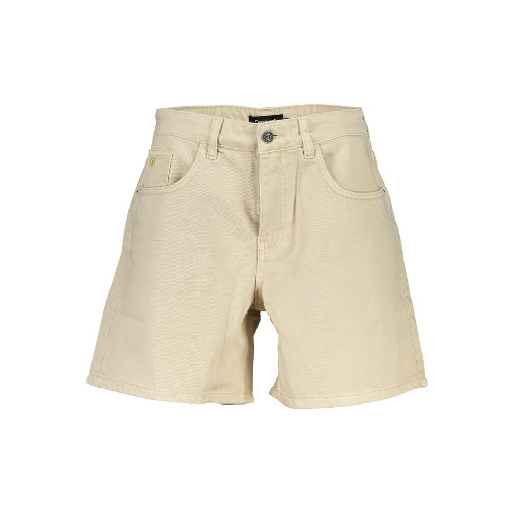 Beige Cotton Short