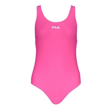 Pink Elastane Swimwear