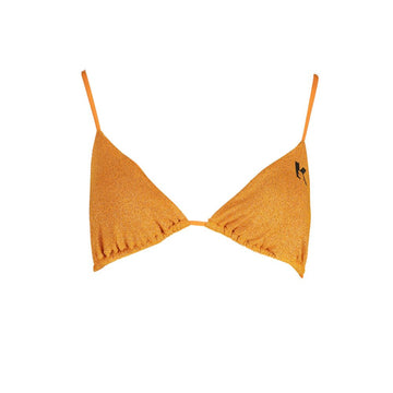 Orange Polyester Swimwear