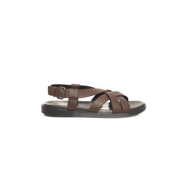 Brown Leather Men Sandal