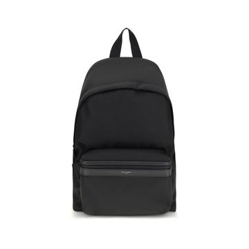 Black Recycled Polyamide Backpack
