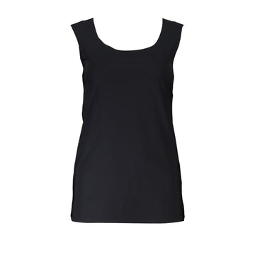 Black Elastane Tank Top