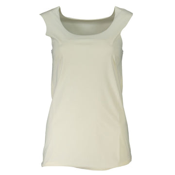 White Elastane Tank Top