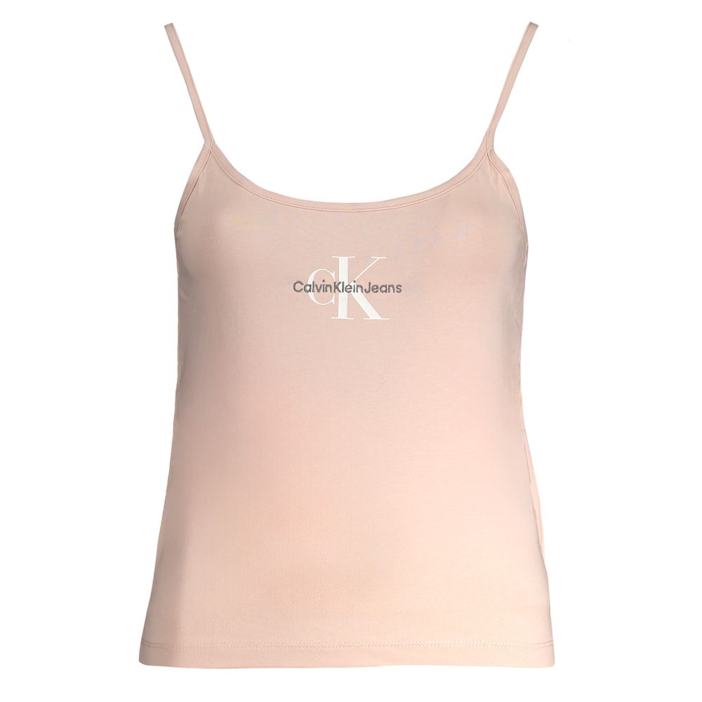 Pink Cotton Tank Top
