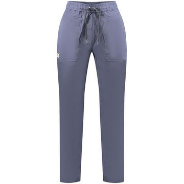 Blue Elastane Pant