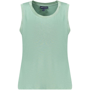 Green Polyester Tank Top