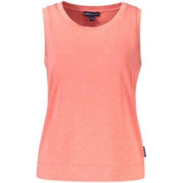Pink Polyester Tank Top