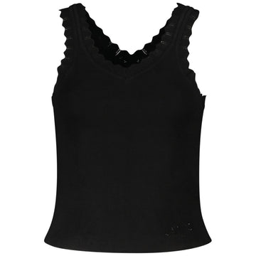 Black Viscose Tank Top