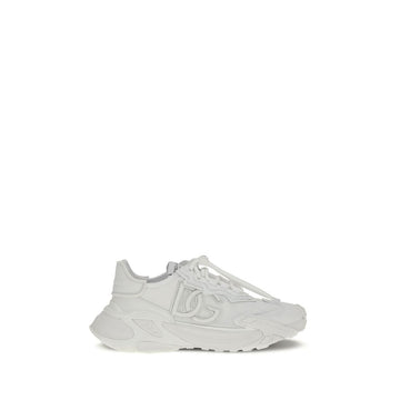 White Polyamide Athletic Sneakers