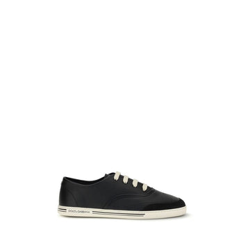 Black Calf Leather Bos Taurus Low Top Sneakers