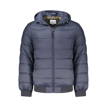 Blue Polyamide Jackets & Coat