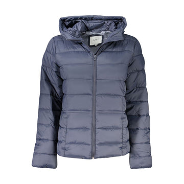 Blue Polyamide Jackets & Coat