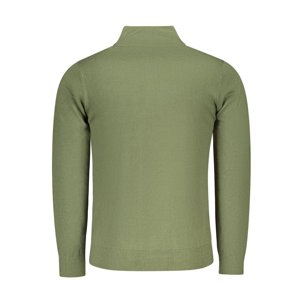 Green Nylon Sweater