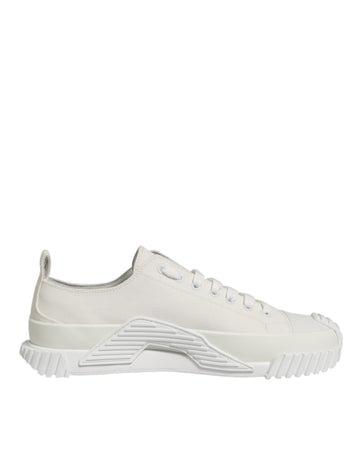 White Cotton NS1 Low Top Sneaker Shoes