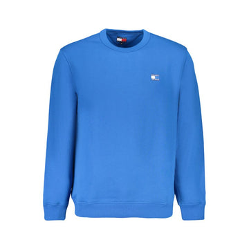 Blue Cotton Men Sweater