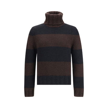Brown Wool Turtleneck
