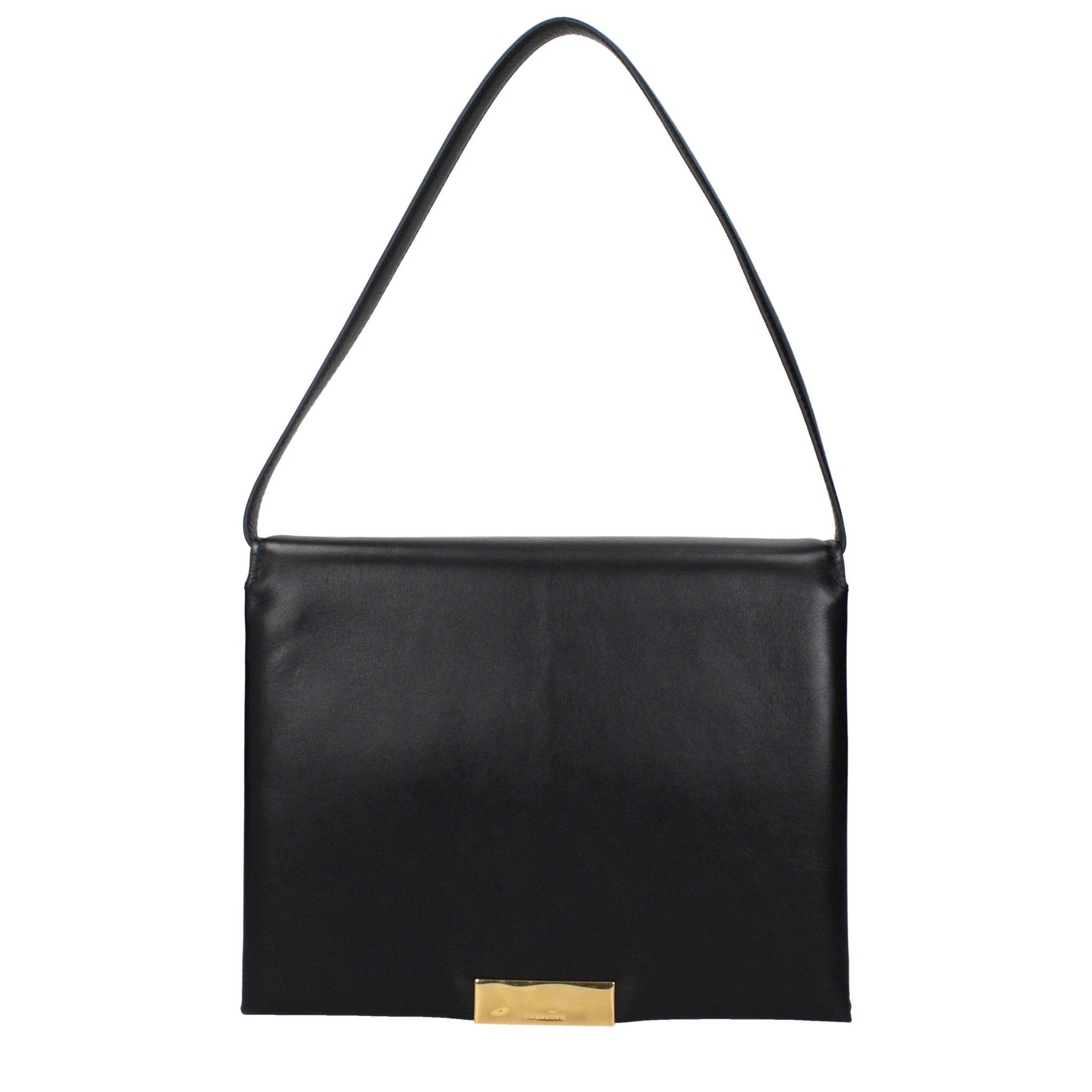 Black Leather Shoulder Bag