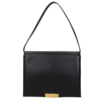 Black Leather Shoulder Bag