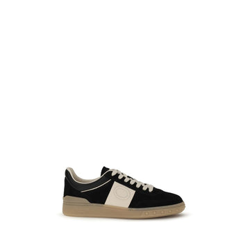 Black Calf Leather Bos Taurus Low Top Sneakers