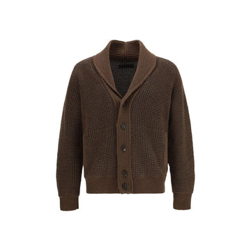 Brown Cashmere Cardigan