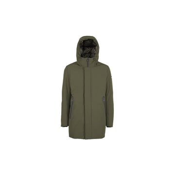 Green Nylon Jackets & Coat