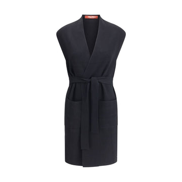 Black Viscose Coat