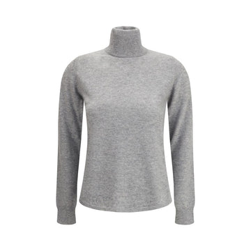 Gray Wool Turtleneck