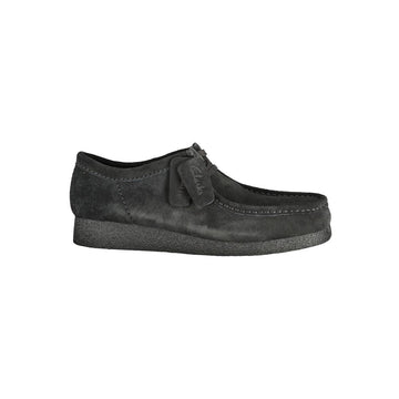 Black Leather Men Sneaker
