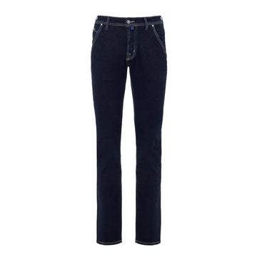 Blue Cotton Skinny Jeans