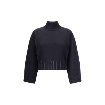 Black Fleece Wool Sweater