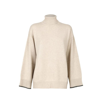 Beige Cashmere Cashmere Sweater
