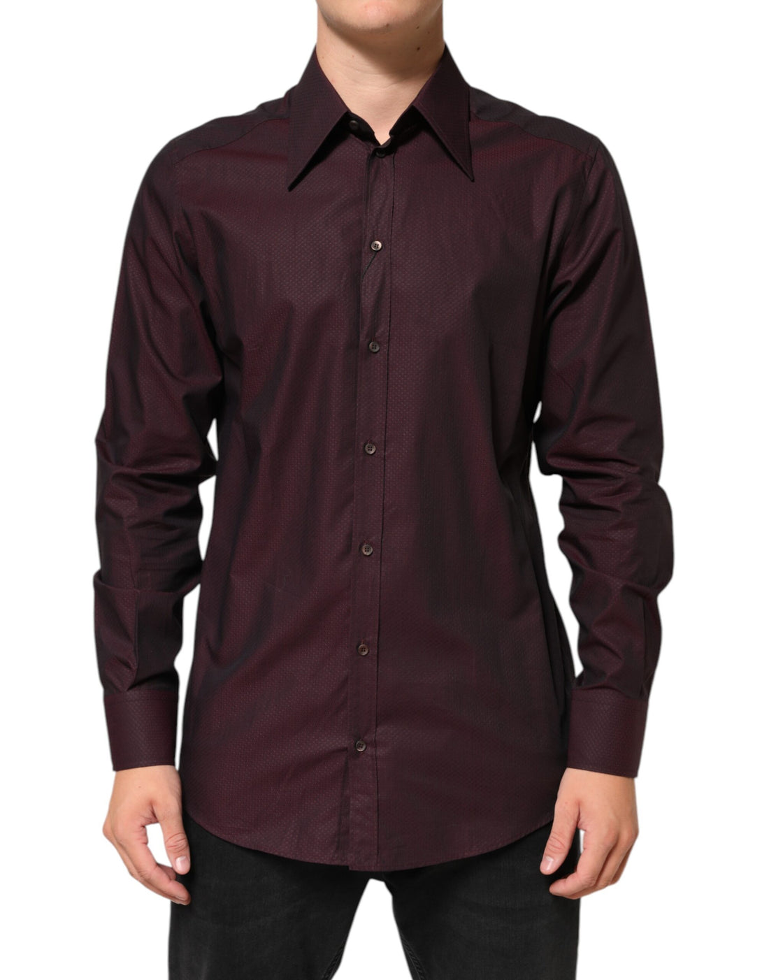 Violet GOLD Cotton Collared Dress Formal Shirt