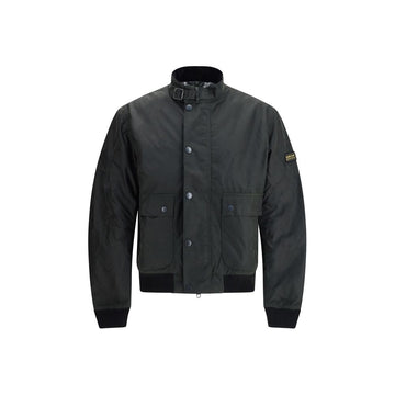 Black Cotton Shell Jacket