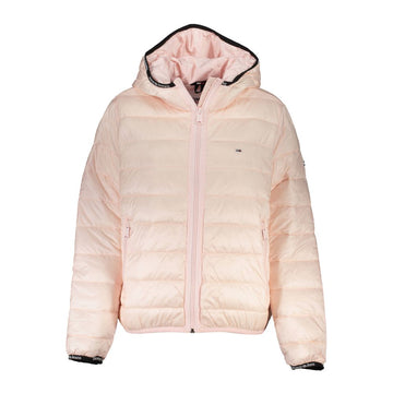 Pink Polyester Jackets & Coat