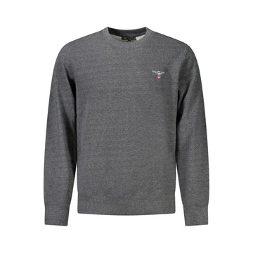 Gray Cotton Men Sweater