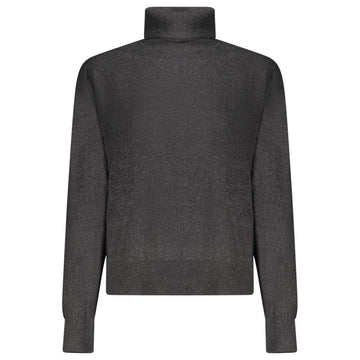 Black Cotton Women Sweater
