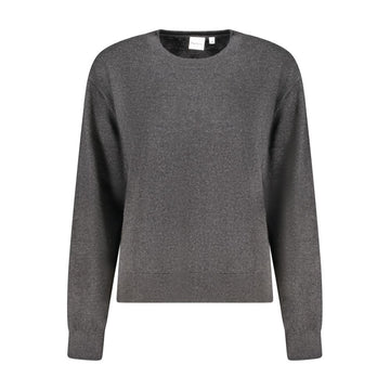Black Cotton Women Sweater