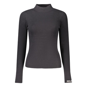 Black Cotton Women Sweater