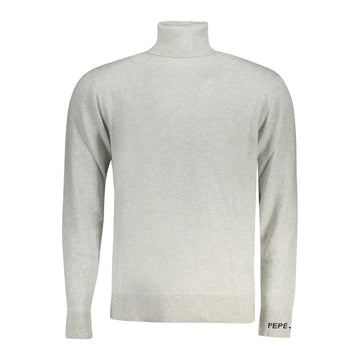 Gray Cotton Men Sweater