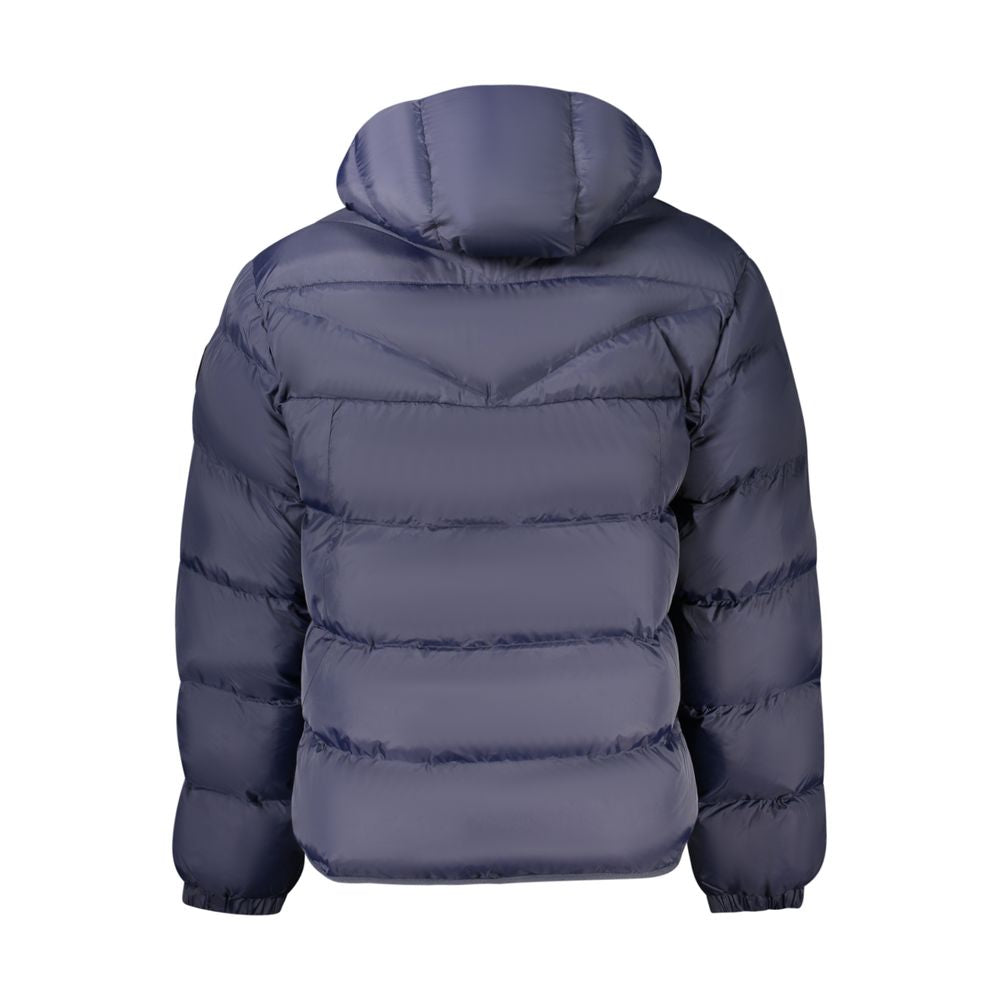 Blue Polyamide Men's Jacket