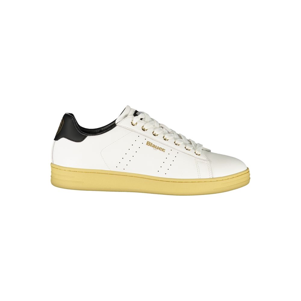 White Leather Men Sneaker