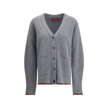 Gray Wool Cardigan