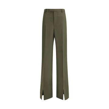 Green Wool Pants