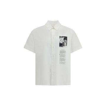 White Cotton Shortsleeve Shirt