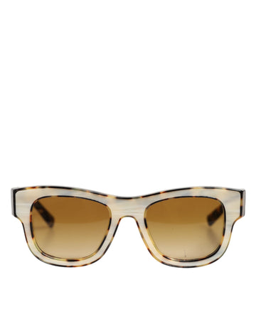 DG4379F White Tortoiseshell Gradient Acetate Shades Sunglasses